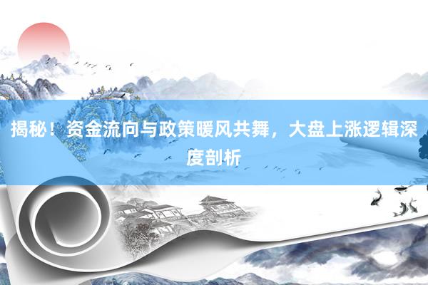 揭秘！资金流向与政策暖风共舞，大盘上涨逻辑深度剖析